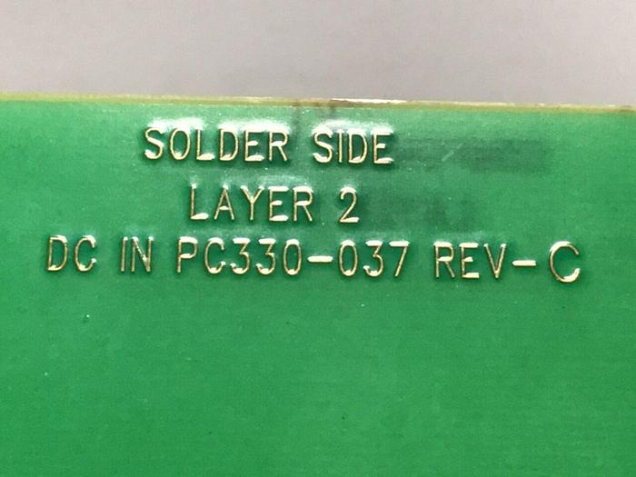 Used VAN DORN DC Input Board 330037 PC330-037 Used