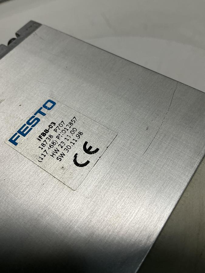 Used FESTO Control Block w/ Valves IFB8-03 #52789