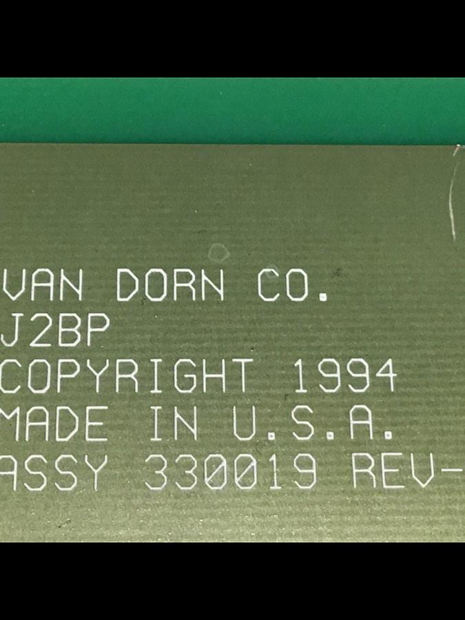 Used VAN DORN Circuit Board 330019 PC330-019 330-019 Used
