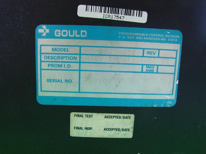 Used GOULD Control Module AS-B827-032 #11091