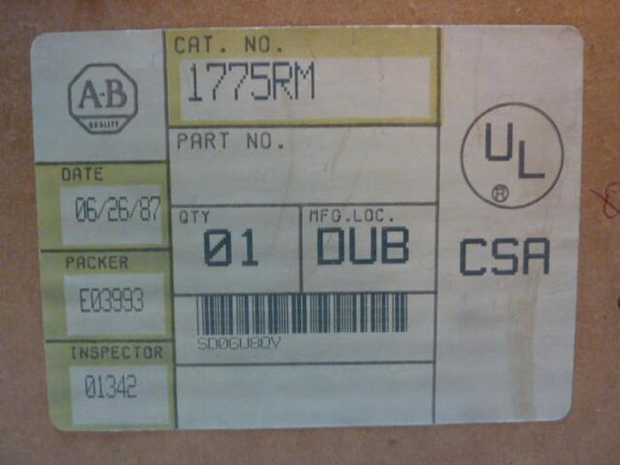 ALLEN BRADLEY Adapter Module 1775-RM #28848