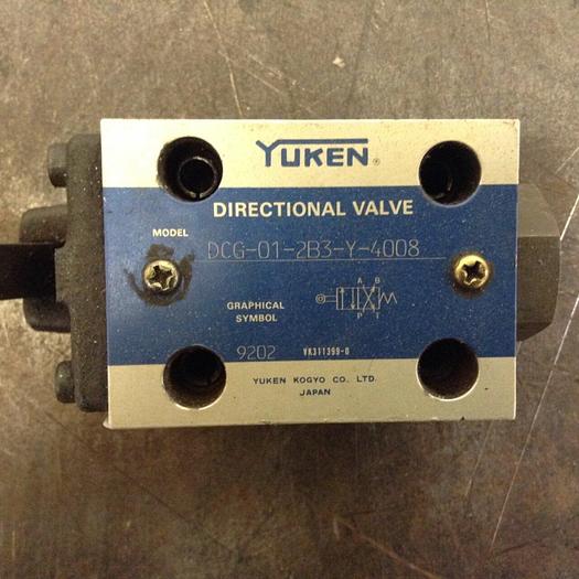 Used YUKEN Directional Valve DCG012B3Y4008 #70640
