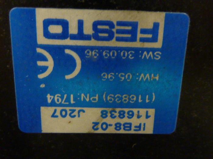 Used FESTO Control Block / Valve Terminal IFB8-02 #52817
