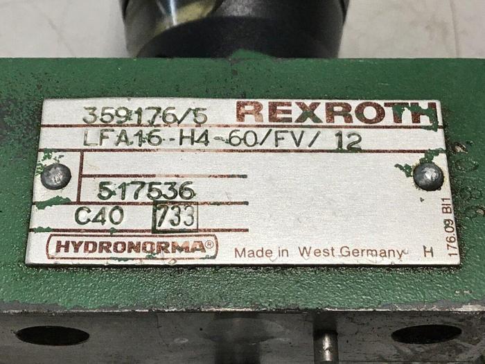 Used REXROTH Valve LFA16H460FV12 #135660