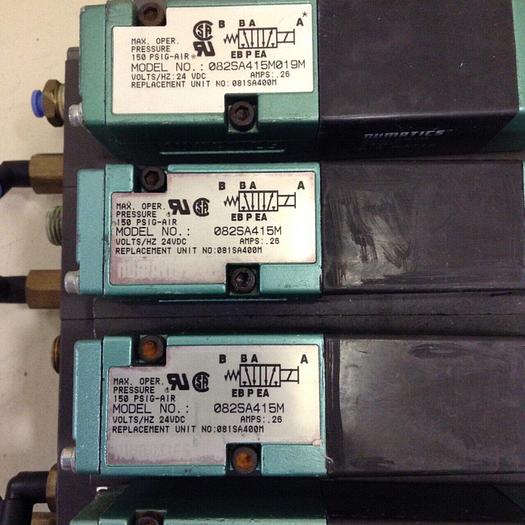 Used NUMATICS Control Block w/ Valves 082SA415M #80035