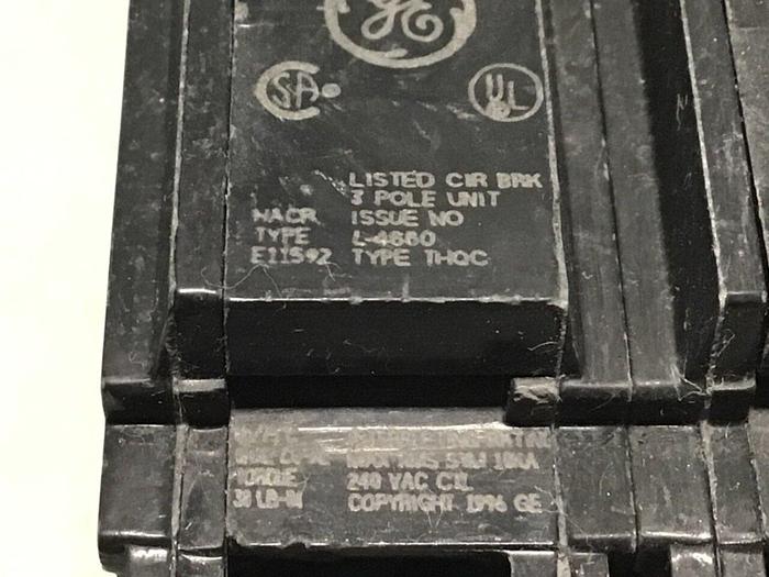 Used GENERAL ELECTRIC Breaker THQC330 #113578