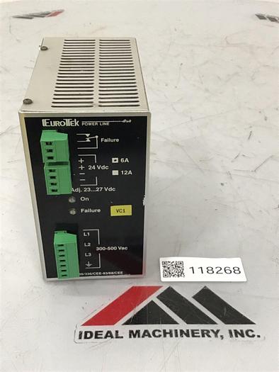 Used EUROTEK Power Supply Unit ET-SW/3X300-500/24/6/NB #118268
