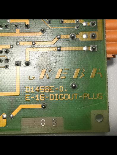 Used KEBA Engel Output Board E-16-DIGOUT-PLUS D1456E-0 Used