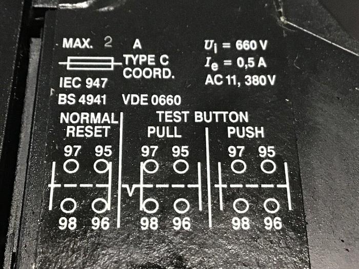 Used ALLEN BRADLEY Relay 193-BSA35 193-BPM1 #120827