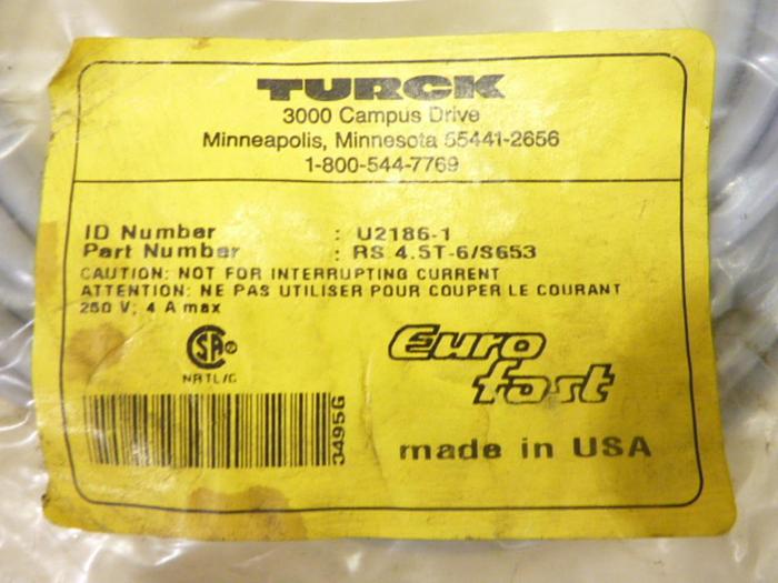 TURCK ELEKTRONIK Cable U2186-1 #43410