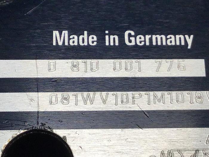 Used BOSCH Valve 0 810 001 776 #120496