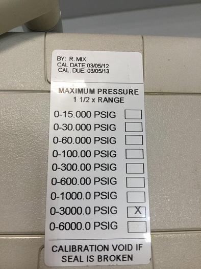 Used OMEGA Accuracy Benchtop Pressure Meter PCL41-3K #101160