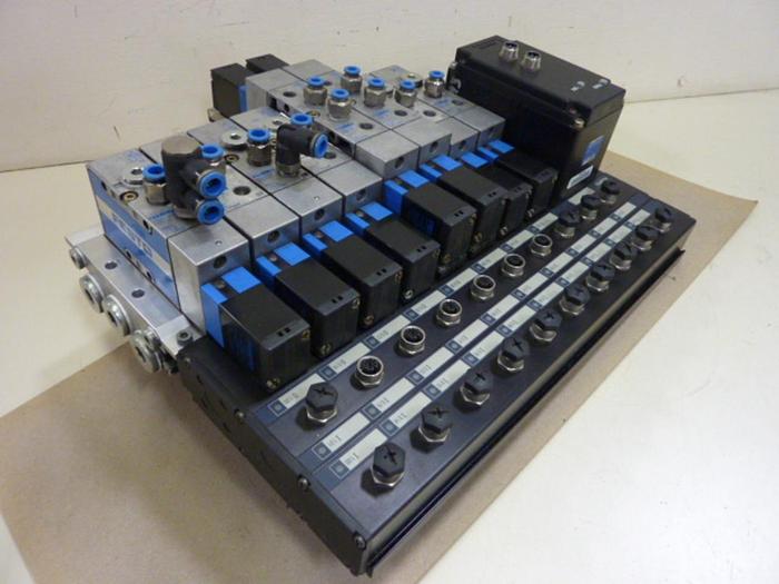 Used FESTO Control Block / Valve Terminal IFB8-02 #52846