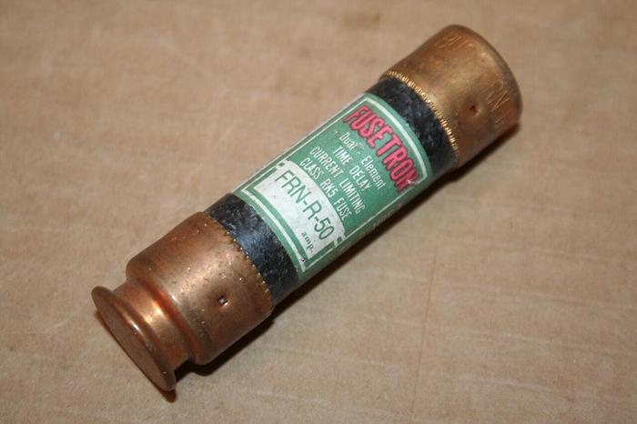 Used FUSETRON 50 Amp Fuse FRN-R-50 Used