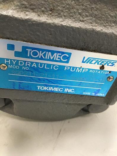 Used TOKIMEC VICKERS Hydraulic Pump SQP211-21-11-5-86BBC23-18 Used