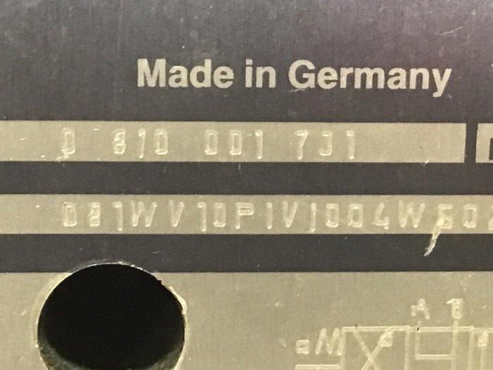 Used BOSCH Valve 0 810 001 731 #130210
