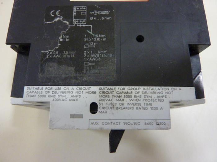 Used SIEMENS Starter Motor Protector 3VU1 300-1MG00 #63759