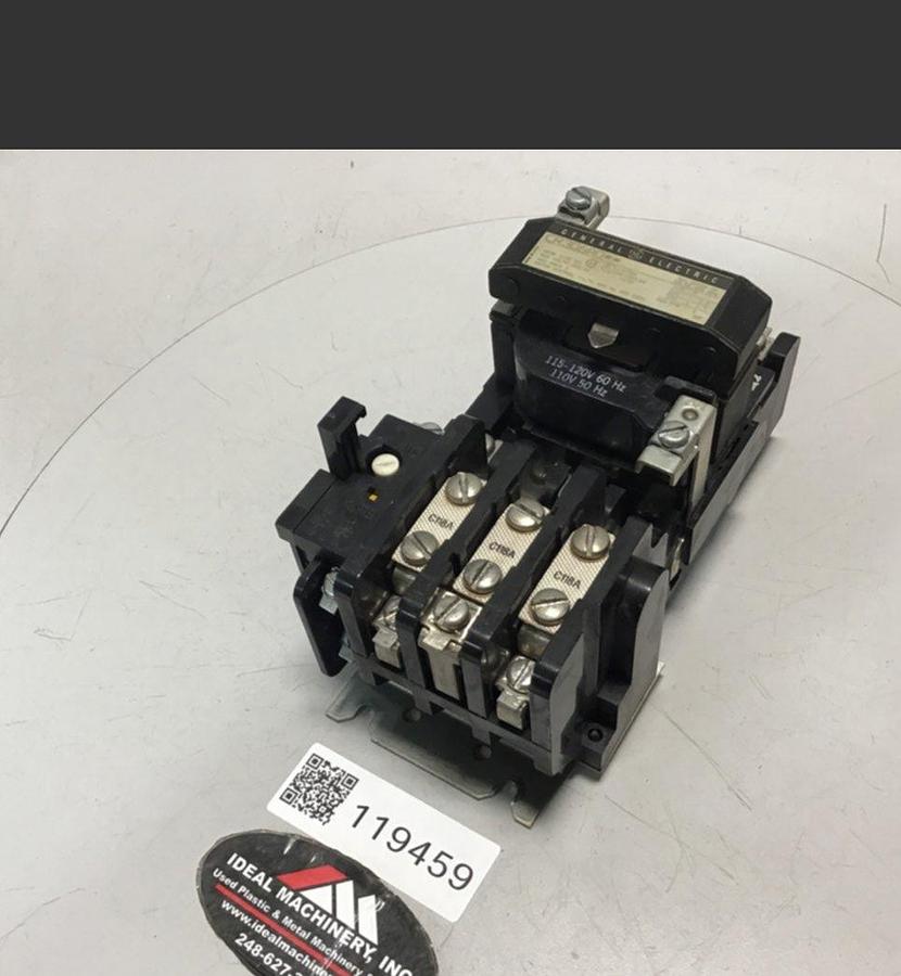 Used GENERAL ELECTRIC (G.E.) Motor Starter Size 00 CR306A0 USED