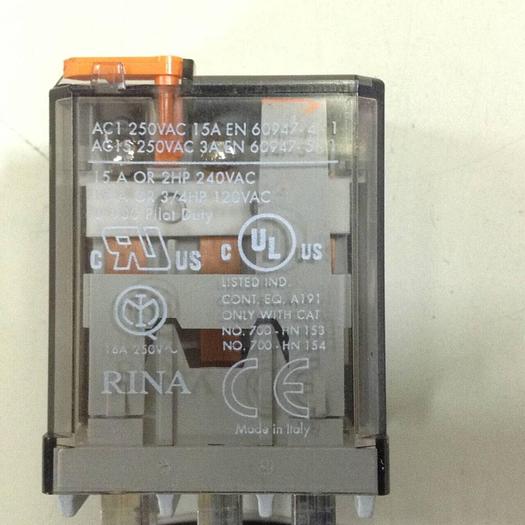 Used ALLEN BRADLEY Relay 700-HB33A1-3-4 SER E #74206