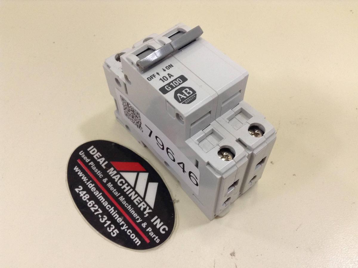 Used ALLEN BRADLEY 10 Amp Circuit Breaker 1492-CB2/G100 SER B Used