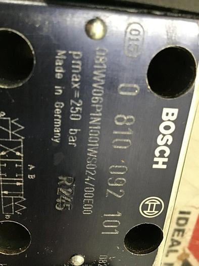 Used BOSCH Valve 0 810 092 101 #141889