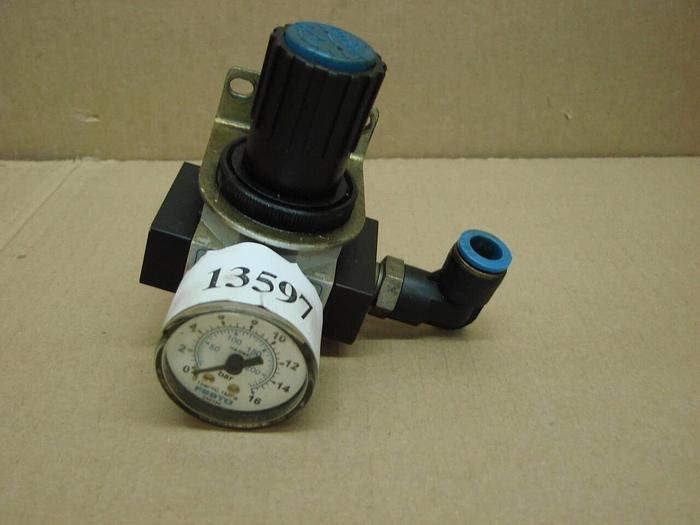 Used FESTO Pneumatic Valve LR-1/4-D-MINI #13597