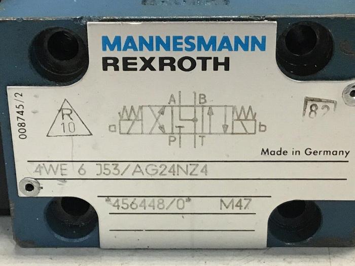 Used REXROTH Directional Control Valve 4WE6J53/AG24NZ4 #129701