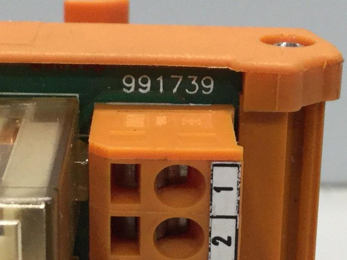 Used WEIDMULLER Relay Module 991739 #104752