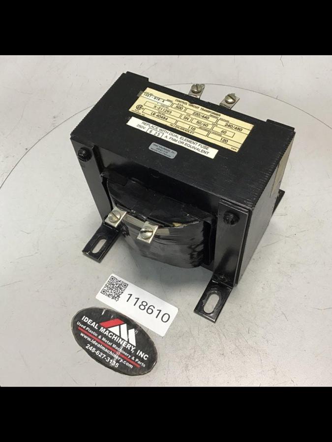 Used ALLEN BRADLEY .500 kVA Transformer 1497-N19 SER A Used
