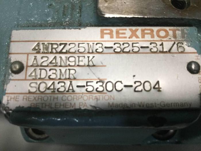 Used REXROTH Valve 4WRZ25W3325316 #99470