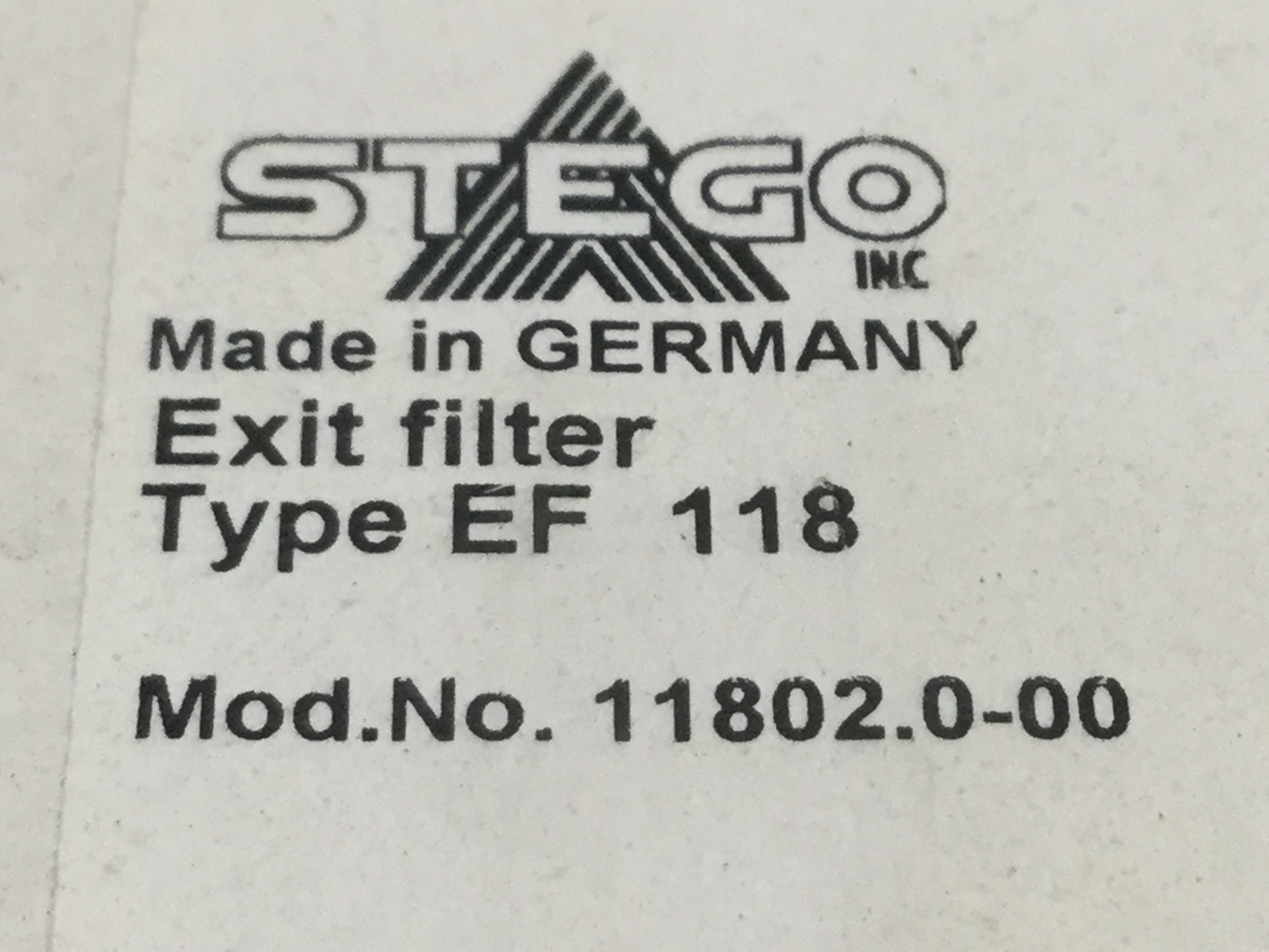 STEGO Filter Fan Enclosure 11802.0-00 NEW