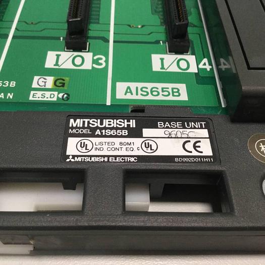 Used MITSUBISHI 5 Slot Rack A1S65B #97316