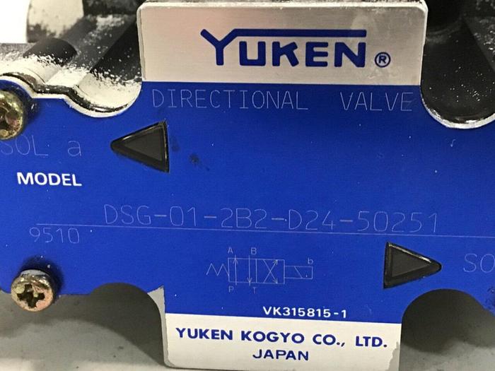 Used YUKEN Directional Valve DSG-01-2B2-D24-50251 #111898