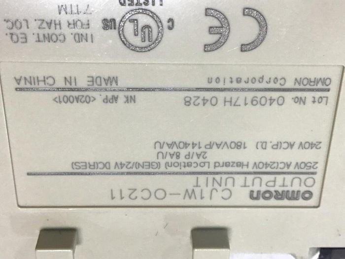Used OMRON Output Module CJ1W-OC211 #140204