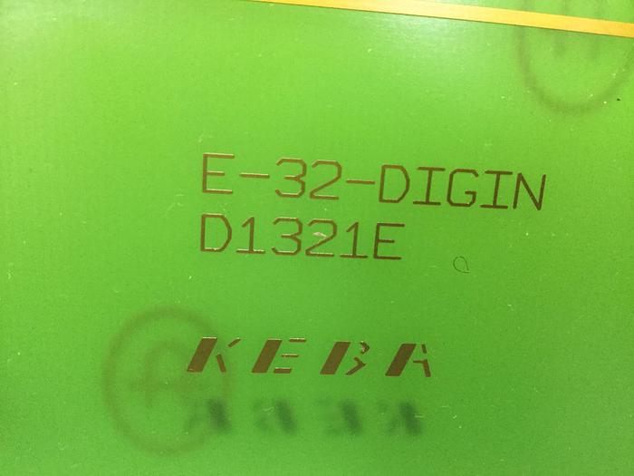 Used KEBA Engel Circuit Board E-32-DIGIN D1321E Used