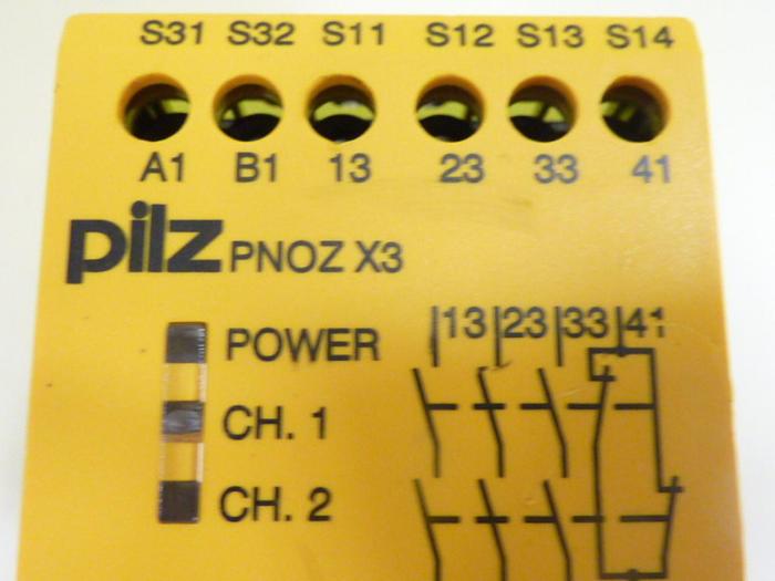 Used PILZ Relay PNOZX3 #45523