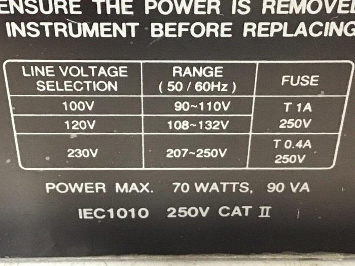 Used GW INSTEK Oscilloscope GOS-6112 #107610