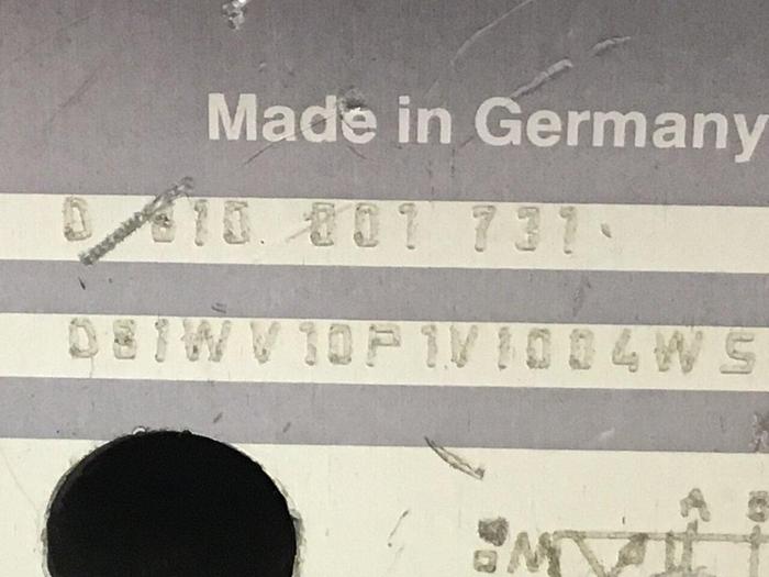 Used BOSCH Valve 0 810 001 731 #129933