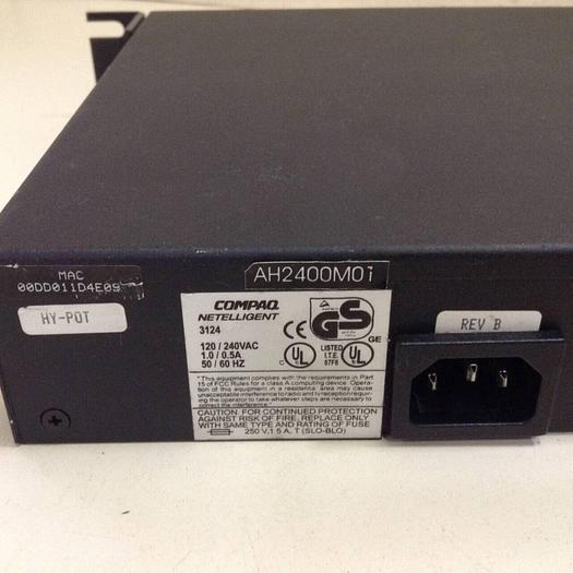 Used COMPAQ NETELLIGENT Ethernet Module 3124 #72081