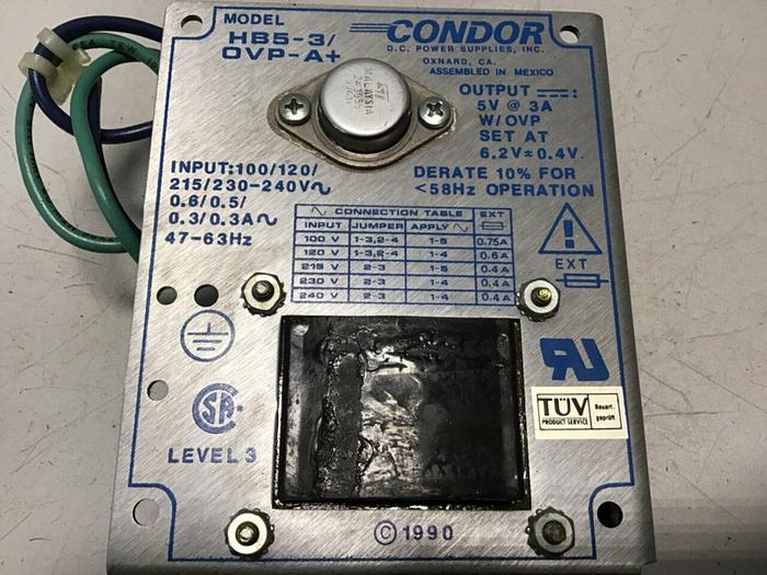 Used POWER ONE Power Supply HB5-3/OVP-A #120652