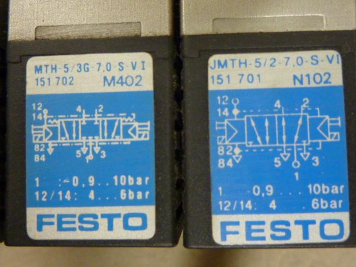 Used FESTO Control Block w/ Valves IFB8-03 #52789