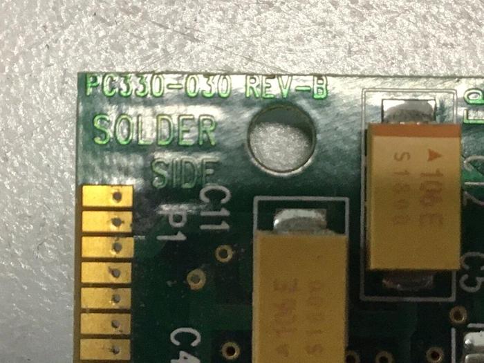 Used VAN DORN Sequencer Circuit Board PC330-029 330-029 Used