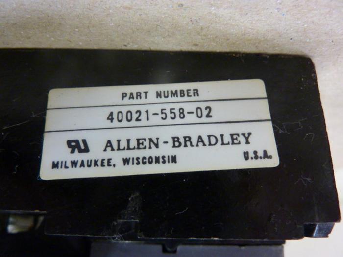 Used ALLEN BRADLEY 30 Amp Pole Disconnect Switch 40021-558-02 #47146