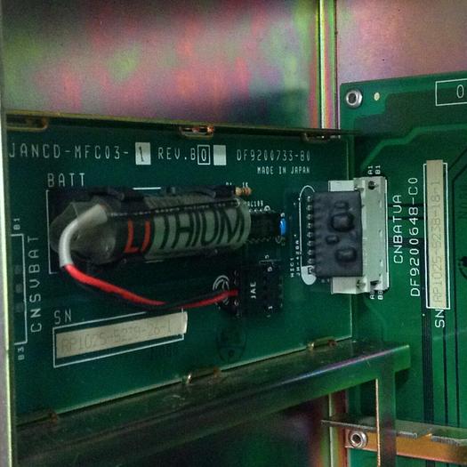 Used YASKAWA ELECTRIC Motoman Card Rack JZNC-MRK04-1E Used