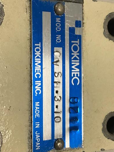 Used TOKIMEC Valve CVSH-3-10 #132965
