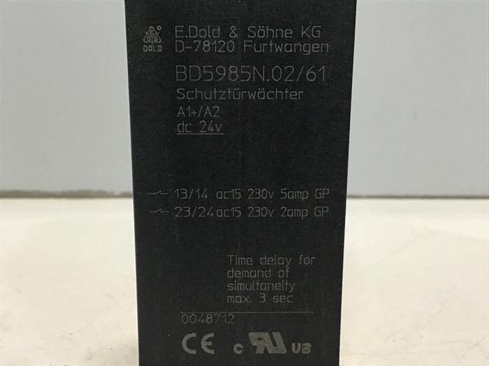 Used E DOLD & SOHNE KG Relay BD5985N #124683