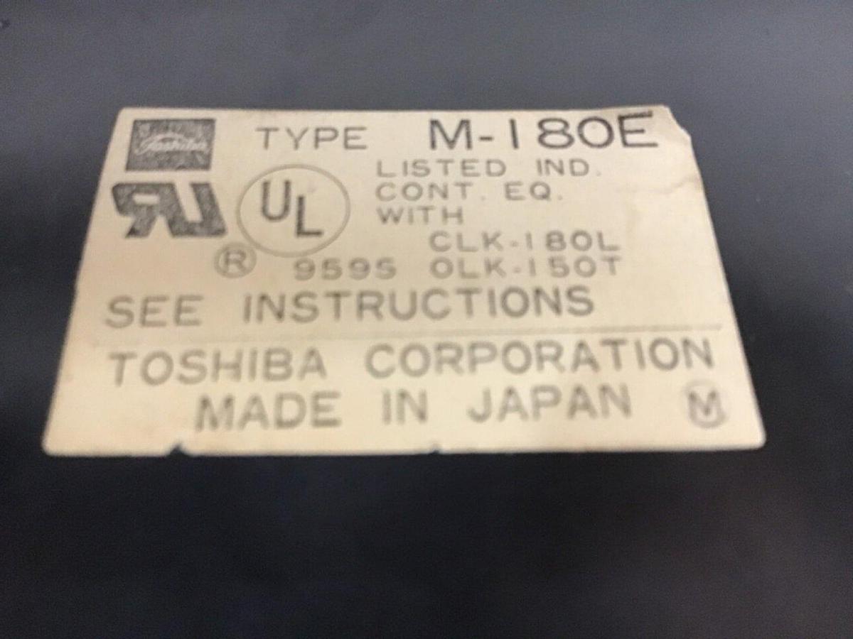 Used TOSHIBA Magnetic Contactor C-180E Used