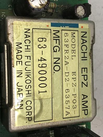 Used NACHI Circuit Board FZS-6357-1-11A #136925