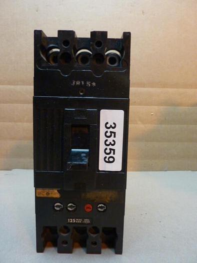 Used GENERAL ELECTRIC / GE 125 Amp Circuit Breaker TFJ236125 Used
