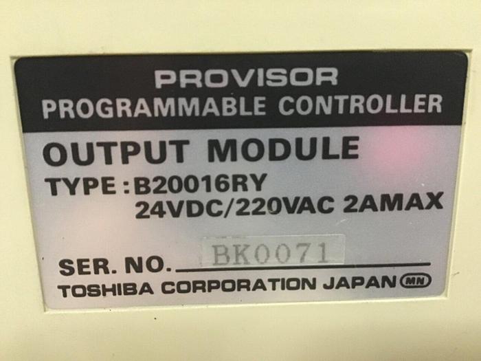 Used TOSHIBA Output Module B20016RY Used